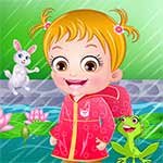 Baby Hazel First Rain