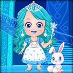 Baby Hazel Ice Princess Dressup