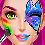 Face Paint Party Girls Salon
