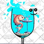 Happy Glass Thirsty Fish