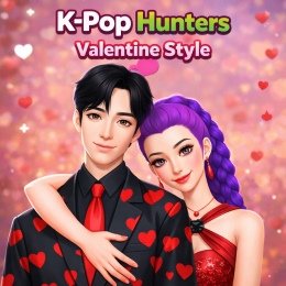K-Pop Hunters Valentine Style
