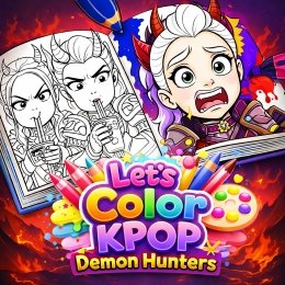 Let's Color KPop Demon Hunters