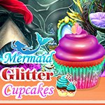 Mermaid Glitter Cupcakes