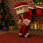 MineCraft Christmas Jigsaw Puzzle