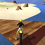 Moto Beach Jumping Simulator Game