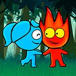 Red boy and Blue Girl Forest Adventure