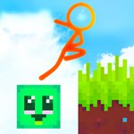 Stickman Parkour 2 Lucky Block