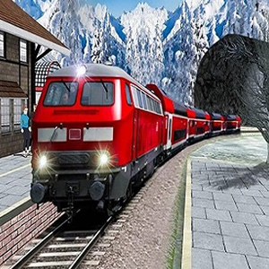 Uphill Station Bullet Passenger Train Drive Game